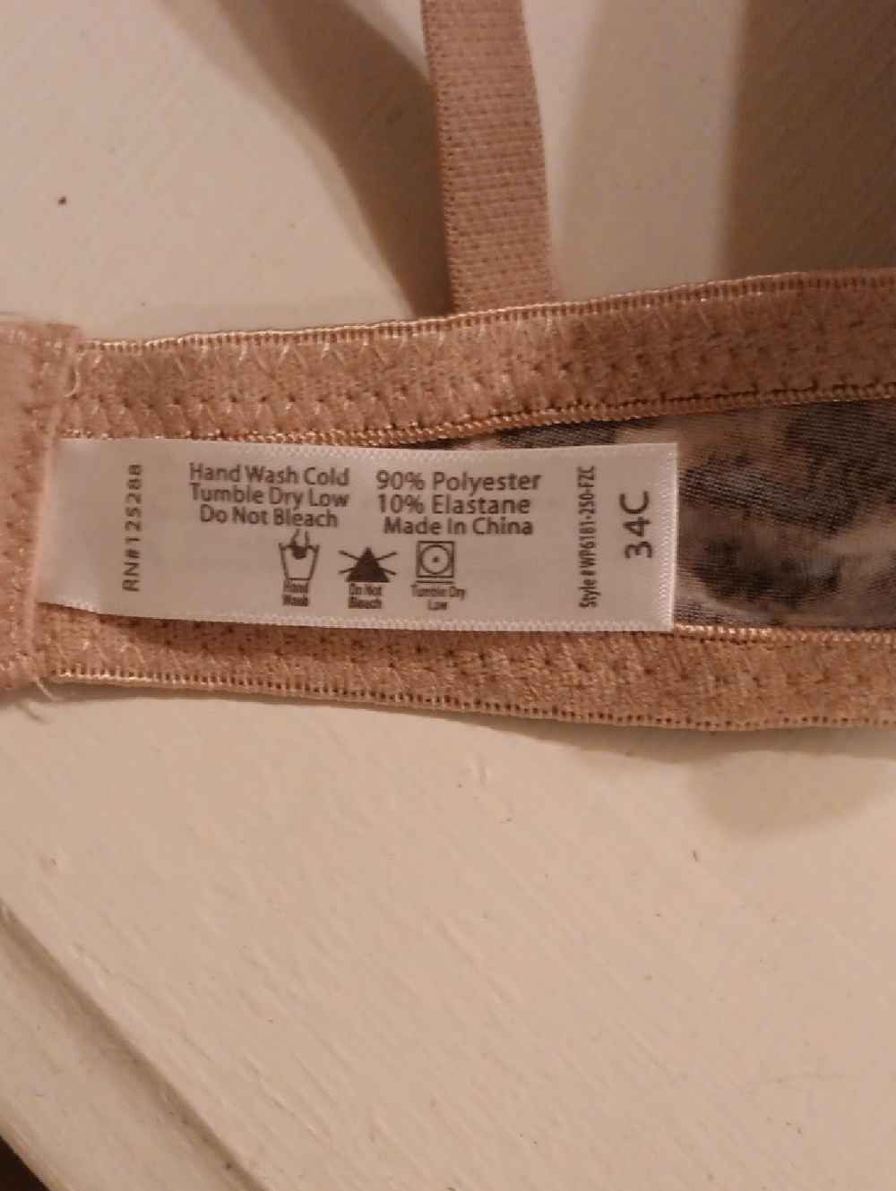 Frederick's of Hollywood Leopard Print Push-Up Bra - Brown & Black - Picture 7 of 9